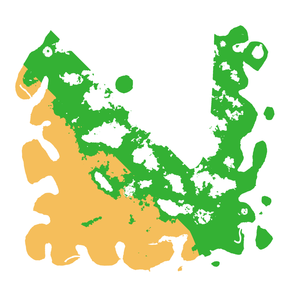 Biome Rust Map: Procedural Map, Size: 4500, Seed: 131345172