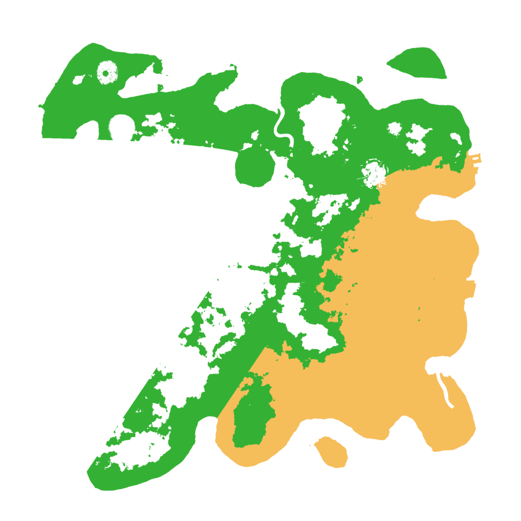 Biome Rust Map: Procedural Map, Size: 3500, Seed: 1232756852