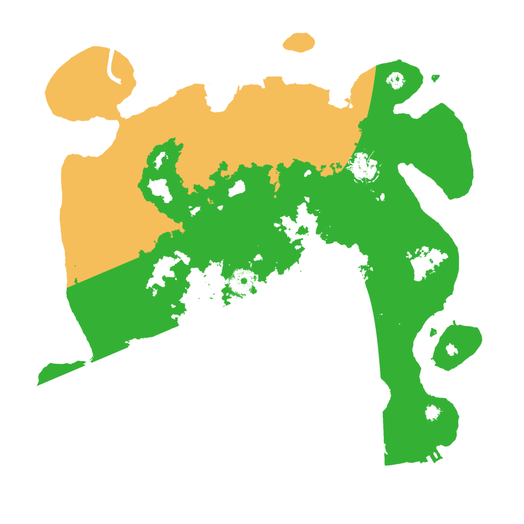 Biome Rust Map: Procedural Map, Size: 3200, Seed: 1294337062