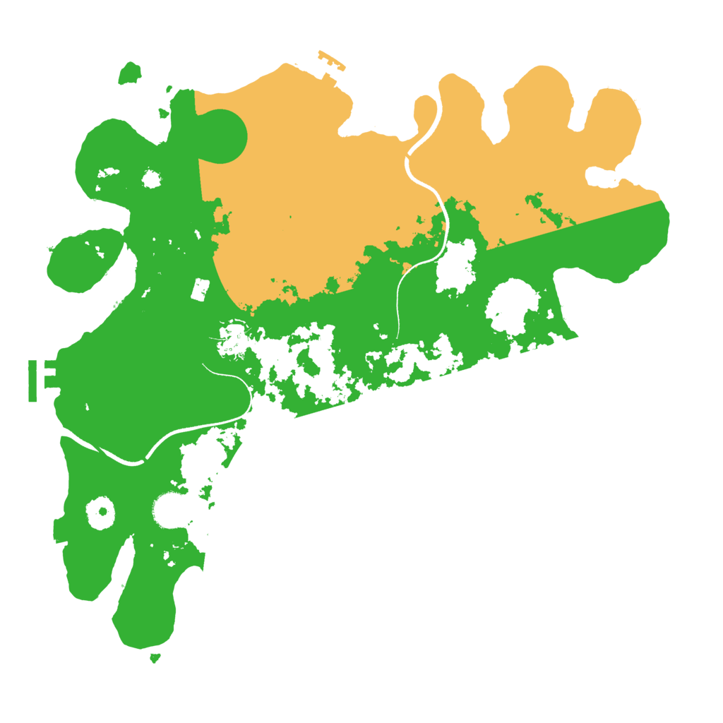 Biome Rust Map: Procedural Map, Size: 3500, Seed: 1573723011