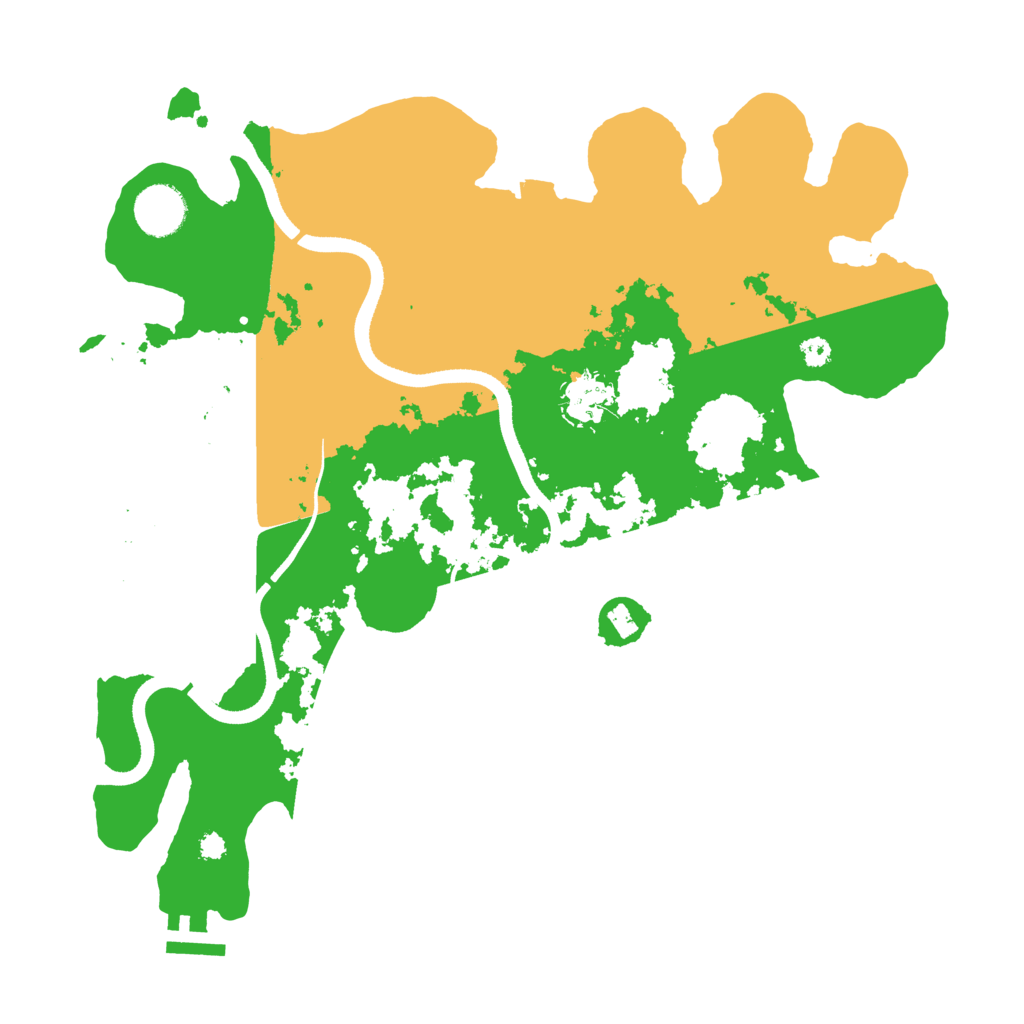 Biome Rust Map: Procedural Map, Size: 3500, Seed: 1573723011