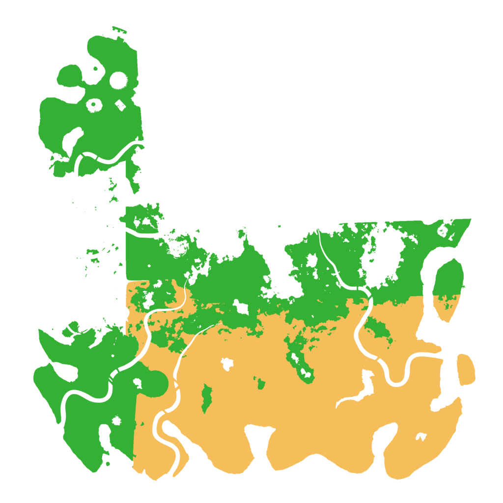 Biome Rust Map: Procedural Map, Size: 5000, Seed: 240902562