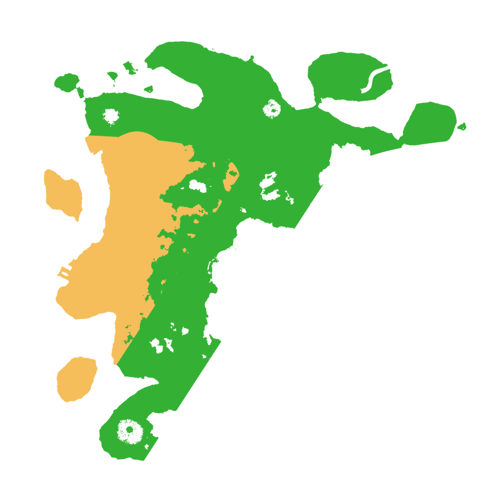 Biome Rust Map: Procedural Map, Size: 3000, Seed: 268100491