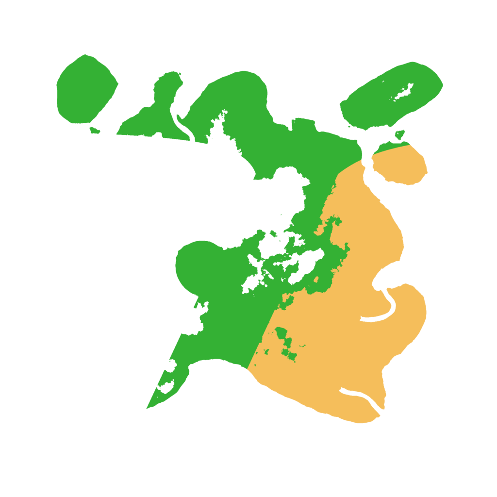 Biome Rust Map: Procedural Map, Size: 2500, Seed: 11388829