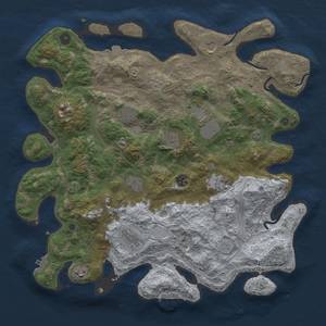 Thumbnail Rust Map: Procedural Map, Size: 4250, Seed: 1110754251, 18 Monuments