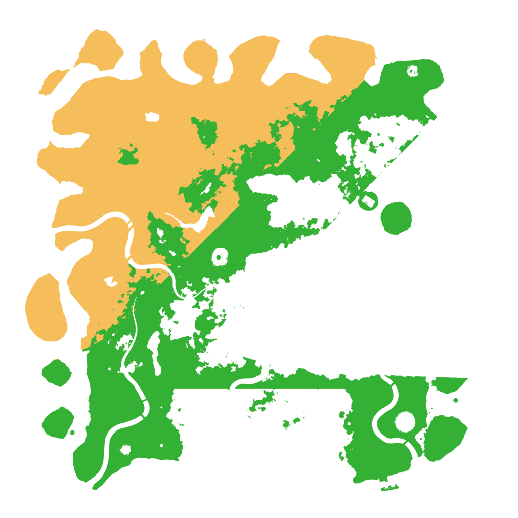 Biome Rust Map: Procedural Map, Size: 4500, Seed: 1660188221