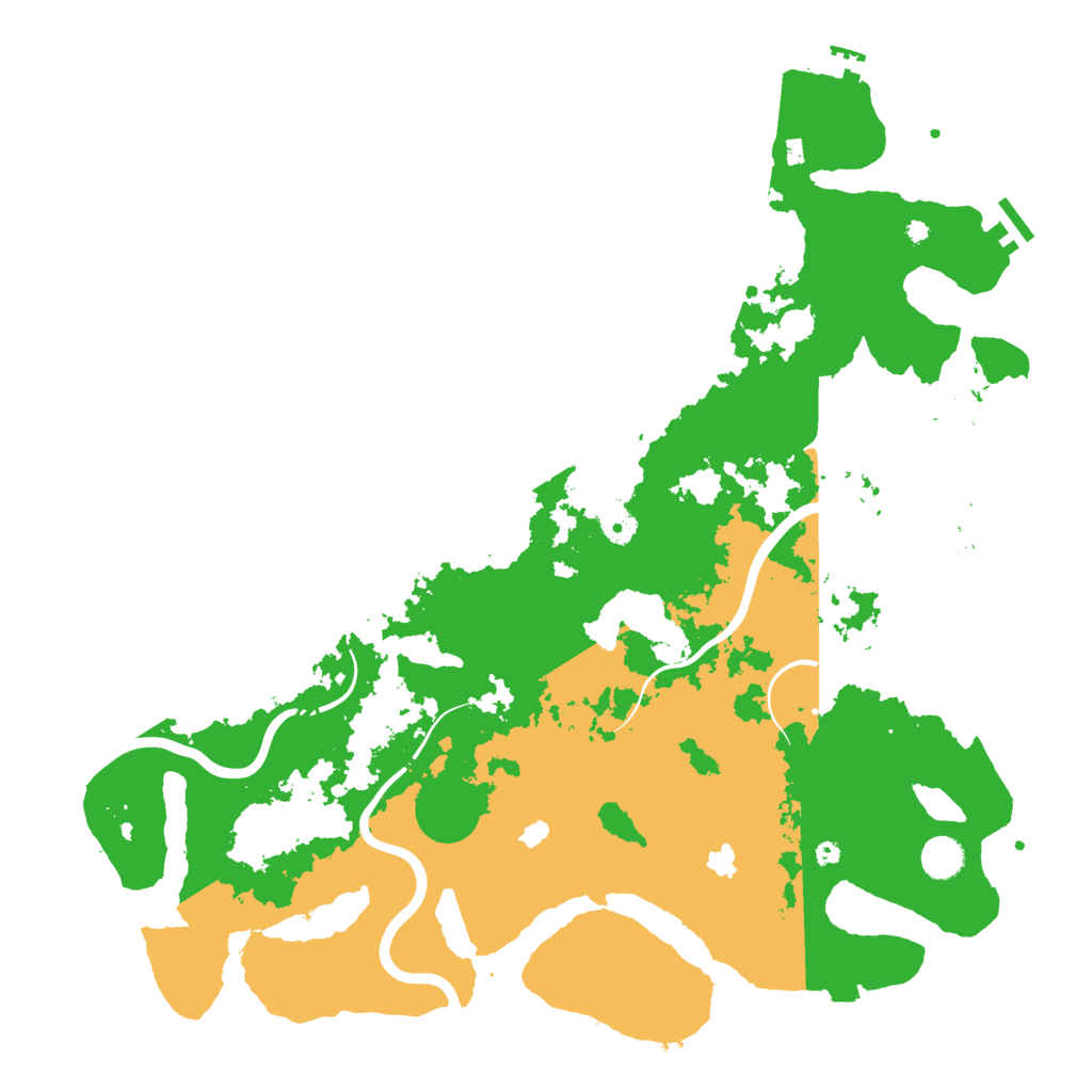 Biome Rust Map: Procedural Map, Size: 4500, Seed: 617517482