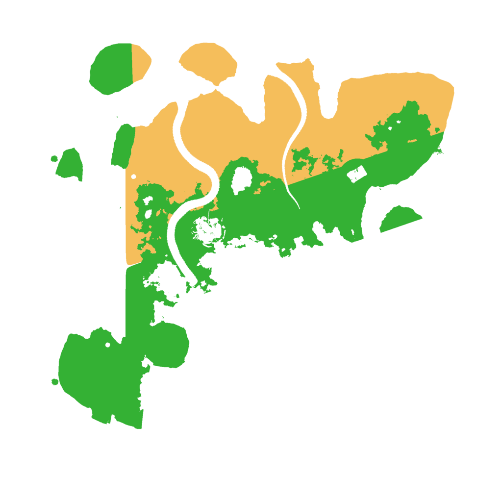 Biome Rust Map: Procedural Map, Size: 3000, Seed: 5901836