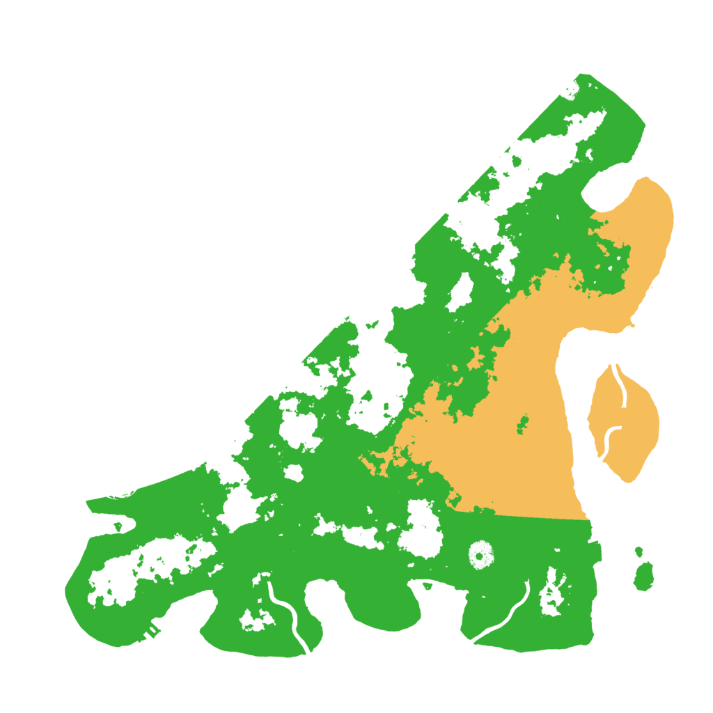 Biome Rust Map: Procedural Map, Size: 4000, Seed: 57123952