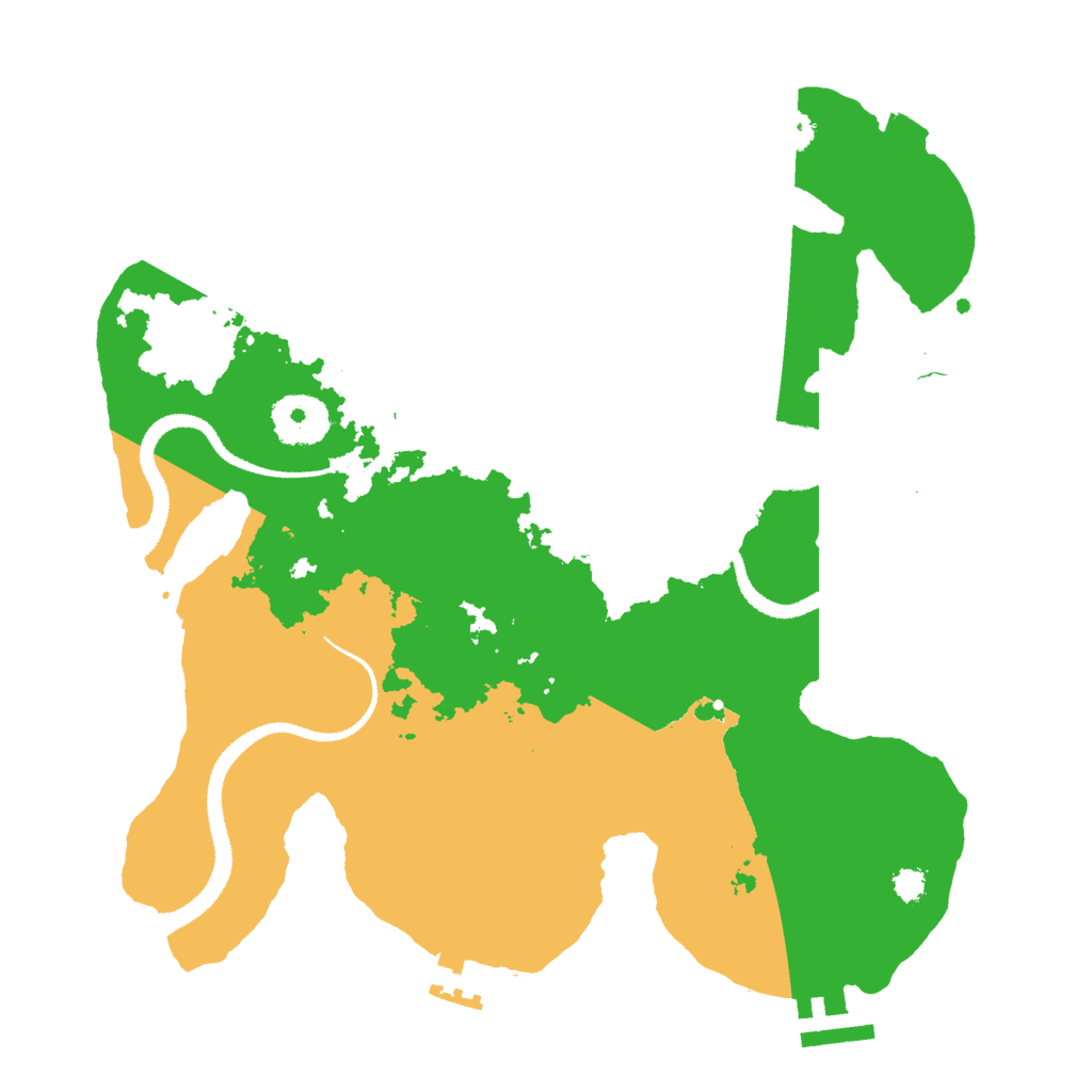 Biome Rust Map: Procedural Map, Size: 3000, Seed: 227412706