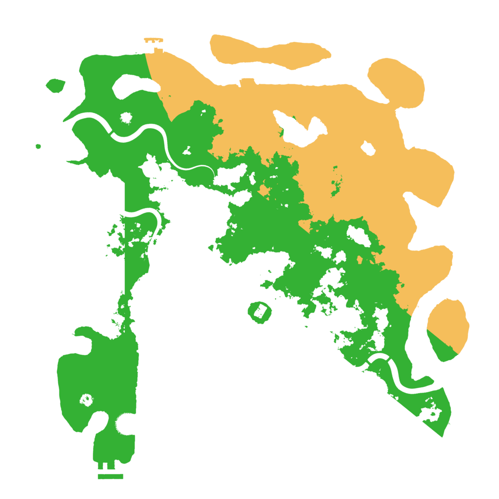 Biome Rust Map: Procedural Map, Size: 4000, Seed: 1764836658