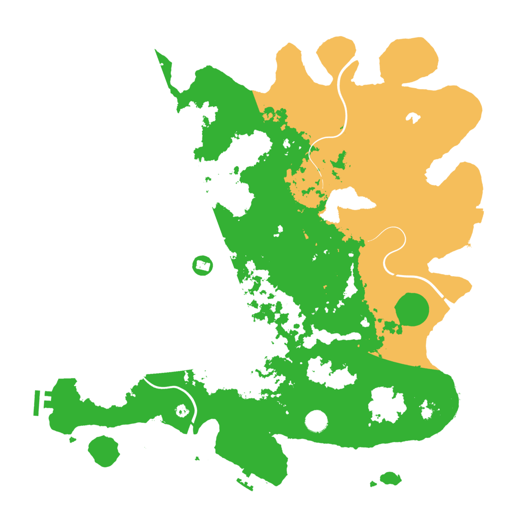 Biome Rust Map: Procedural Map, Size: 4096, Seed: 1082522186