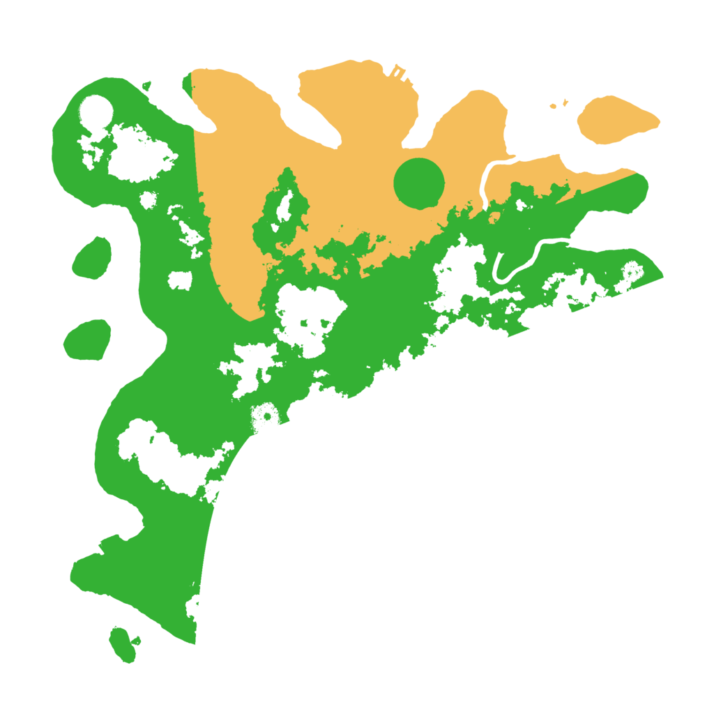 Biome Rust Map: Procedural Map, Size: 3700, Seed: 28090917