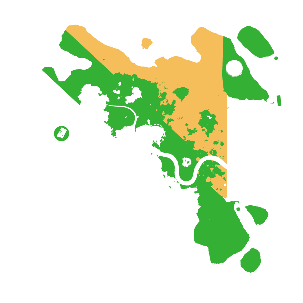 Biome Rust Map: Procedural Map, Size: 3250, Seed: 1389995015