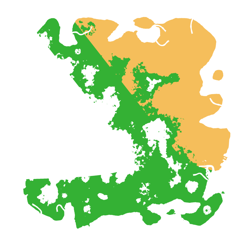 Biome Rust Map: Procedural Map, Size: 4250, Seed: 694700189