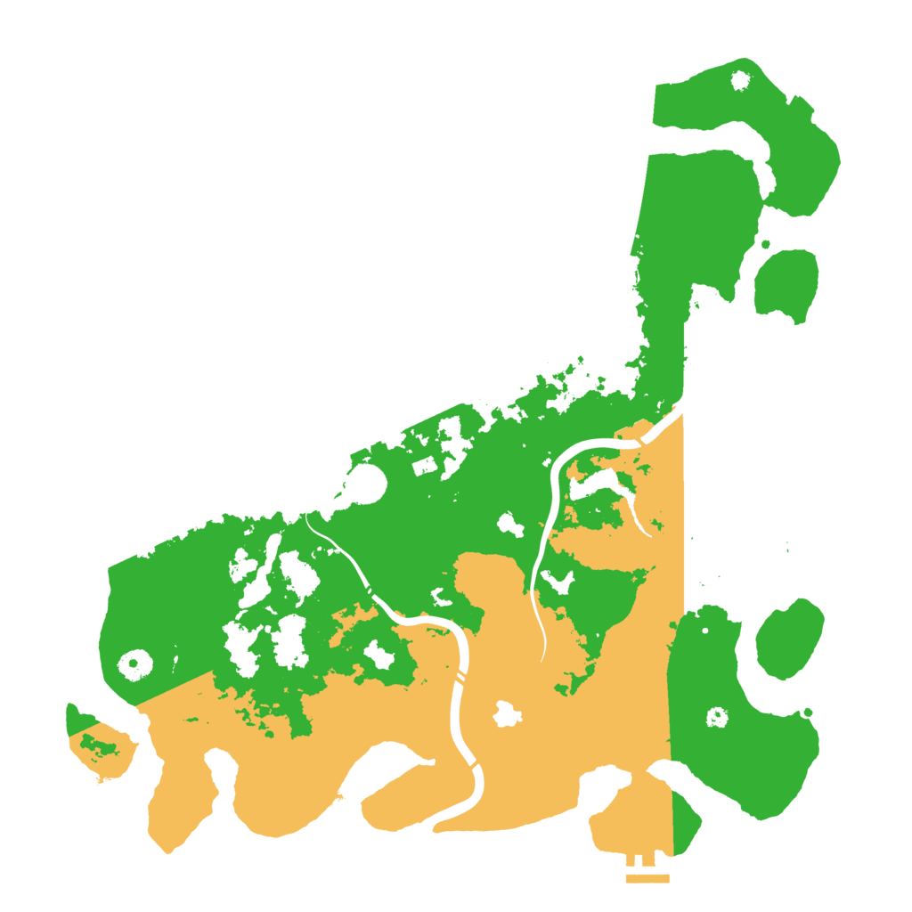 Biome Rust Map: Procedural Map, Size: 4250, Seed: 454317456