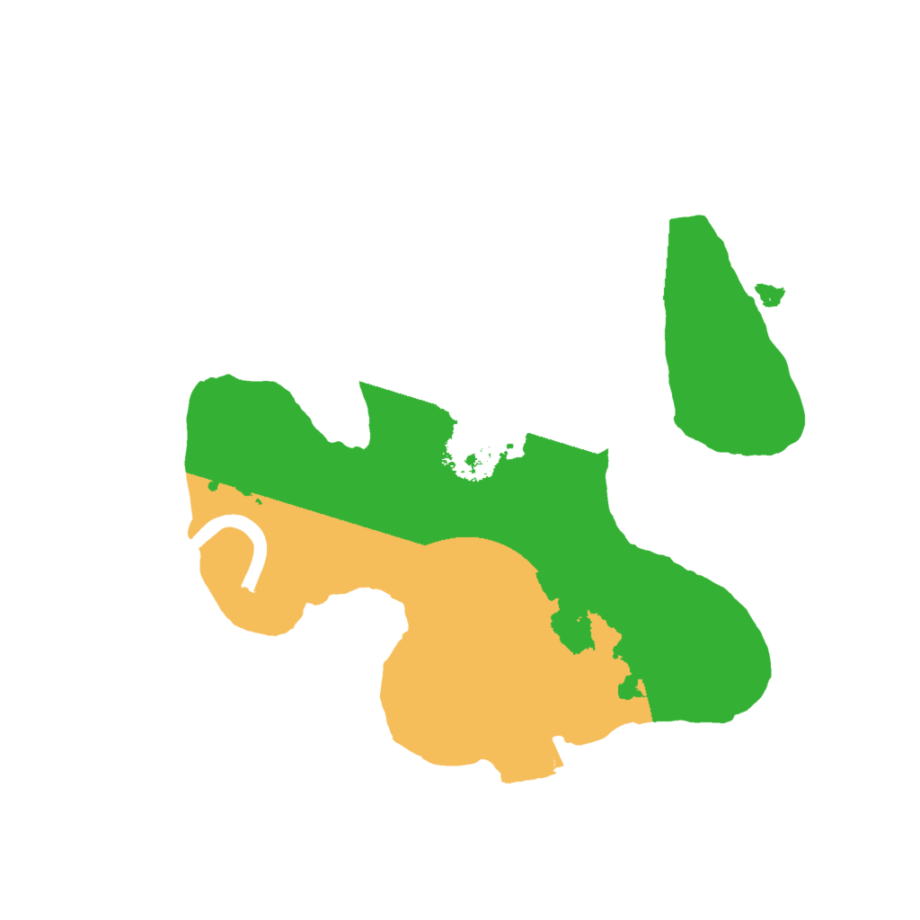 Biome Rust Map: Procedural Map, Size: 1700, Seed: 5511