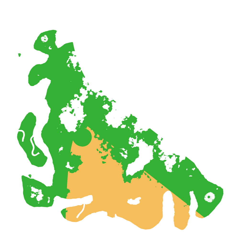 Biome Rust Map: Procedural Map, Size: 3700, Seed: 351541330