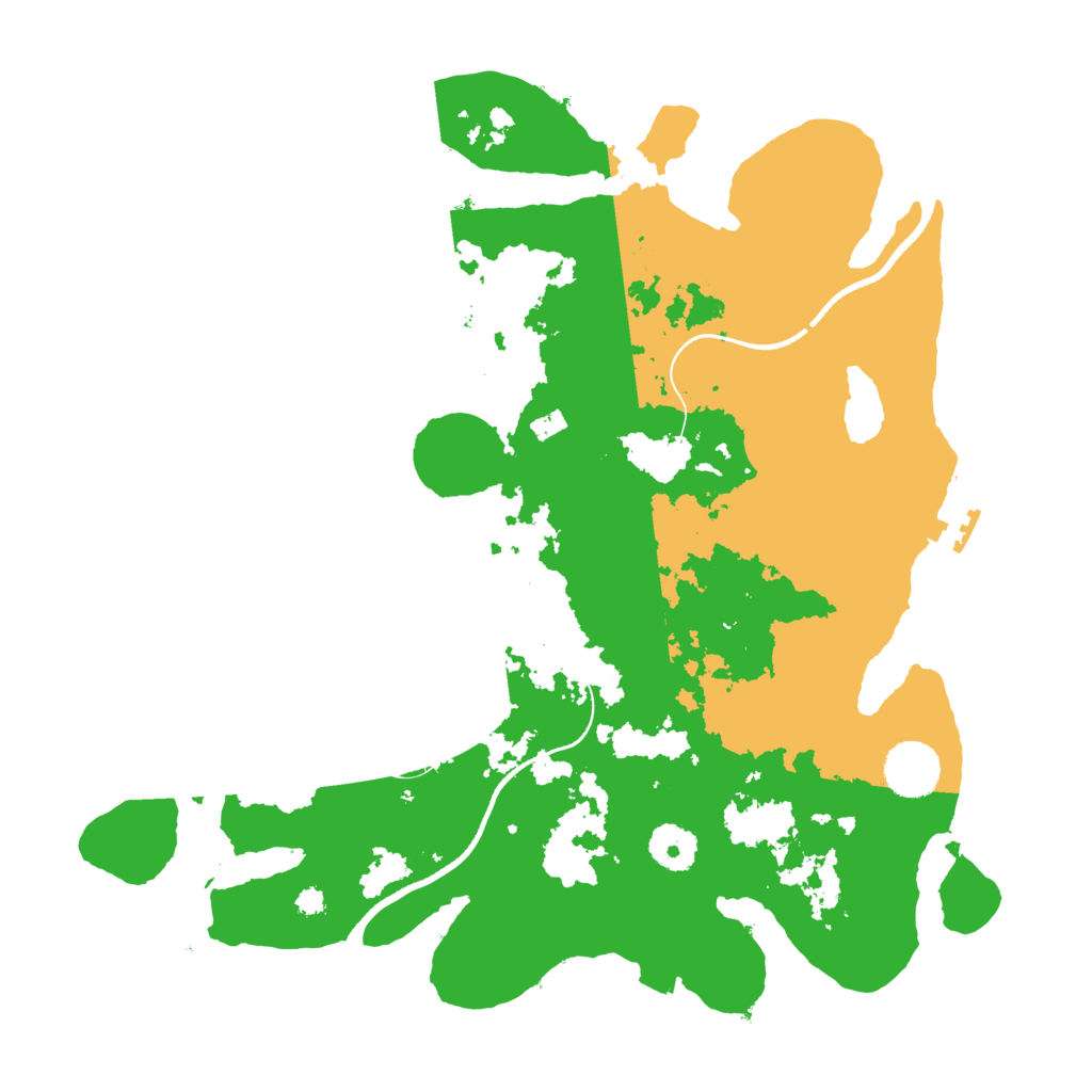 Biome Rust Map: Procedural Map, Size: 3500, Seed: 867828722