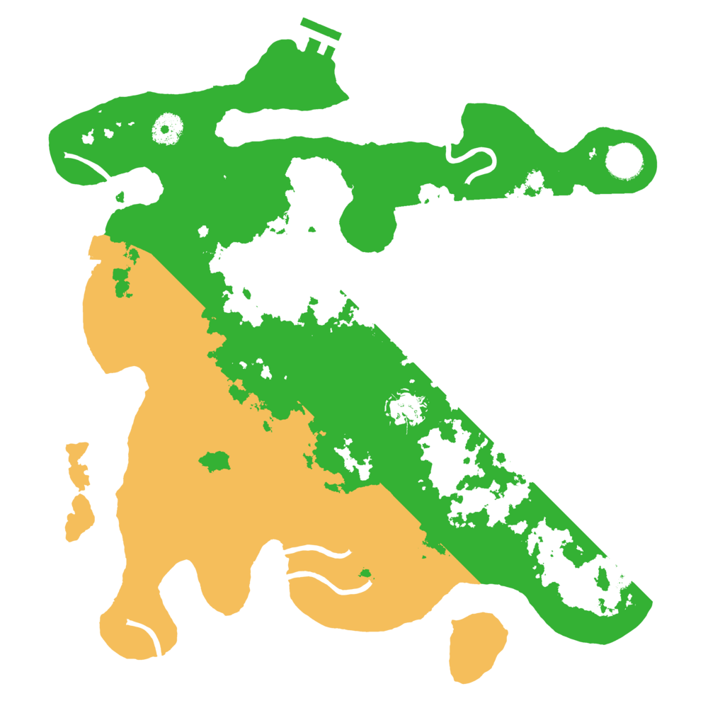Biome Rust Map: Procedural Map, Size: 3500, Seed: 605013159