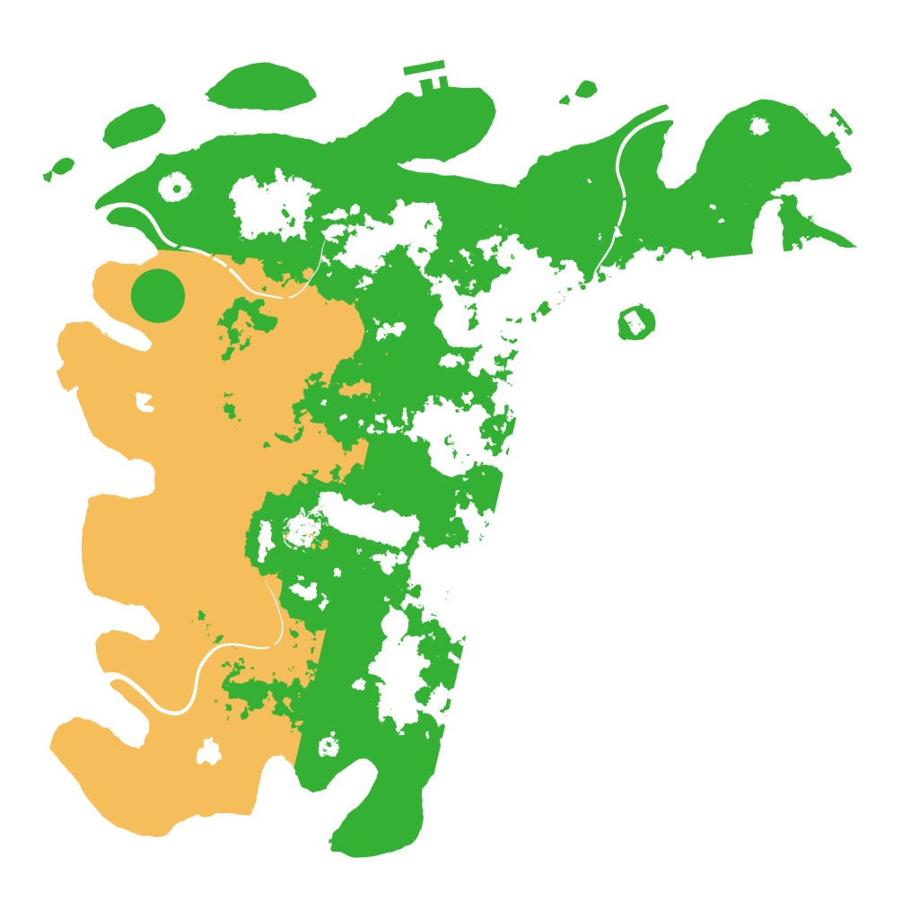 Biome Rust Map: Procedural Map, Size: 4500, Seed: 562099300