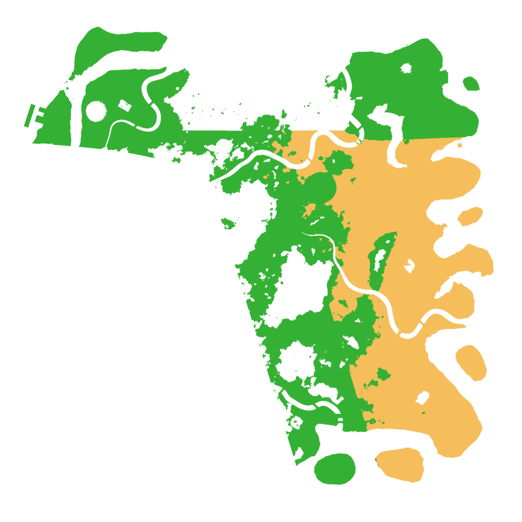 Biome Rust Map: Procedural Map, Size: 4500, Seed: 288170094