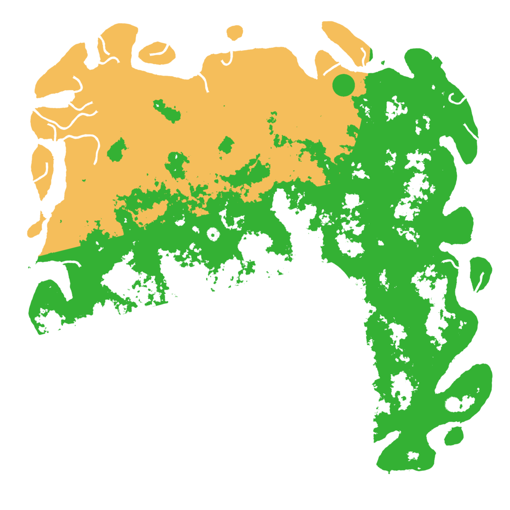 Biome Rust Map: Procedural Map, Size: 6000, Seed: 893436088