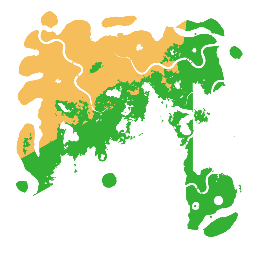Biome Rust Map: Procedural Map, Size: 5000, Seed: 56149684