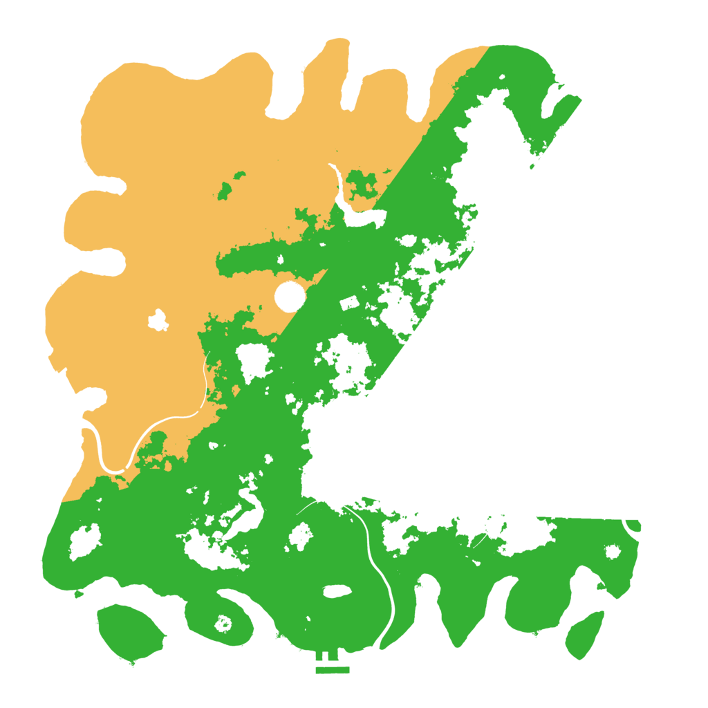 Biome Rust Map: Procedural Map, Size: 4250, Seed: 318092930