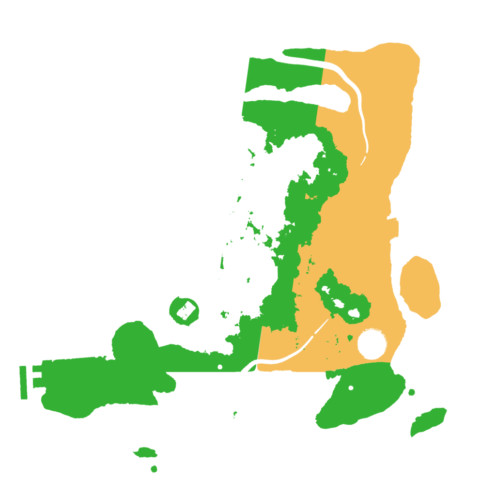 Biome Rust Map: Procedural Map, Size: 3000, Seed: 1209745135