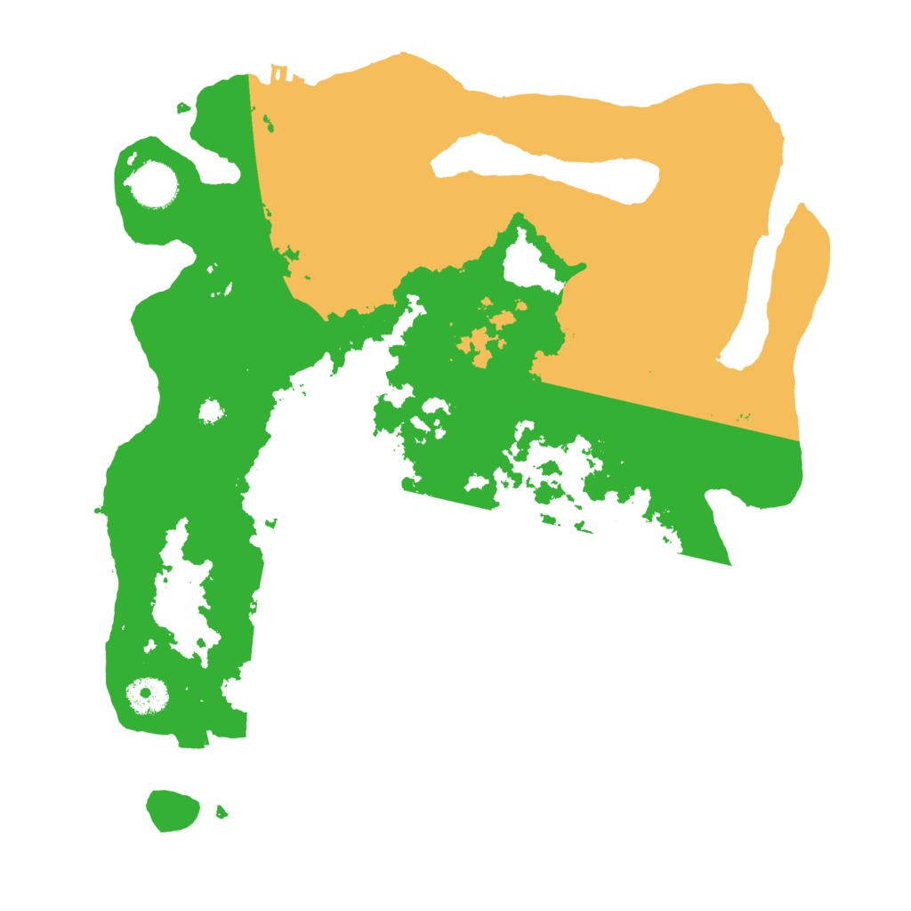 Biome Rust Map: Procedural Map, Size: 3500, Seed: 1289496018