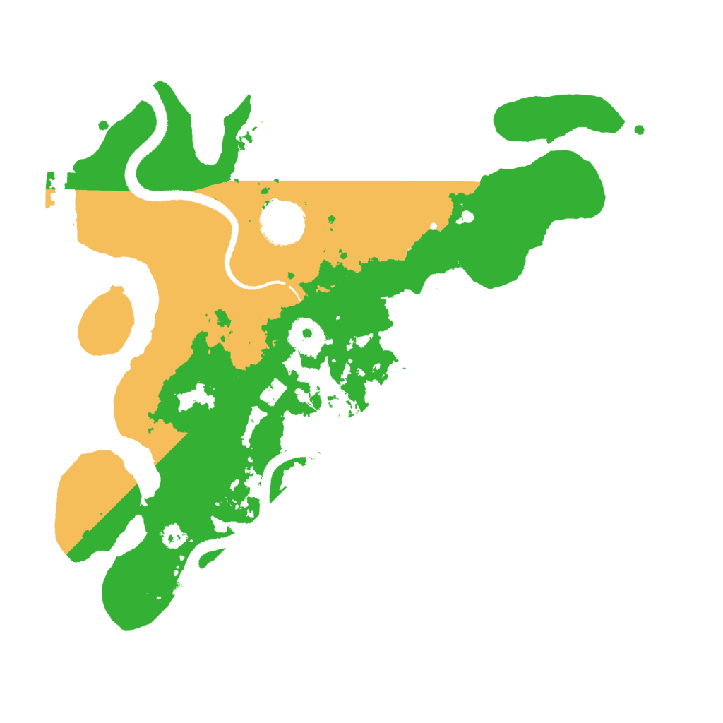 Biome Rust Map: Procedural Map, Size: 3000, Seed: 26694