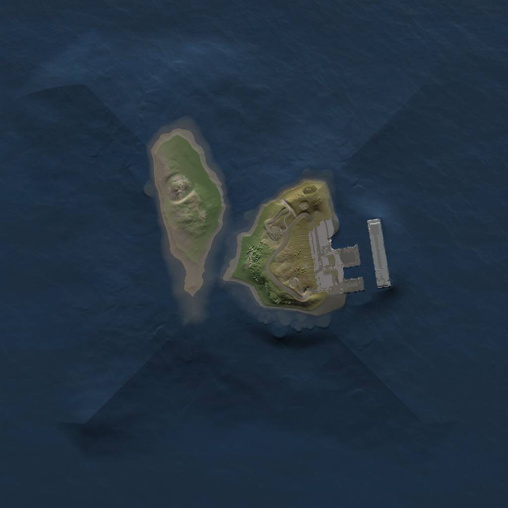 Rust Map: Procedural Map, Size: 1498, Seed: 2031798872, 2 Monuments