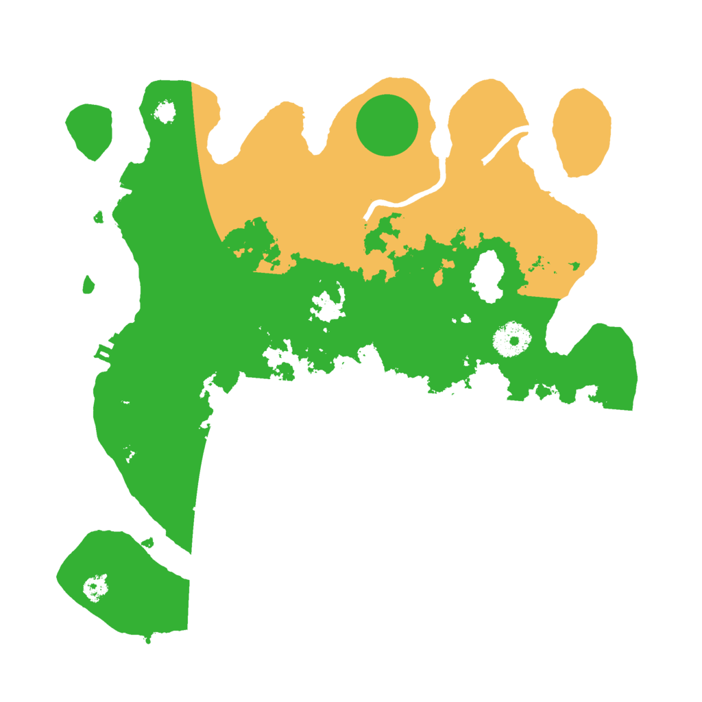 Biome Rust Map: Procedural Map, Size: 3000, Seed: 489610911