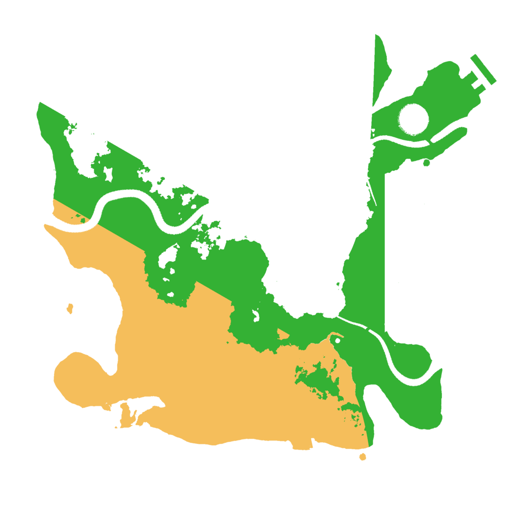 Biome Rust Map: Procedural Map, Size: 3000, Seed: 414424650
