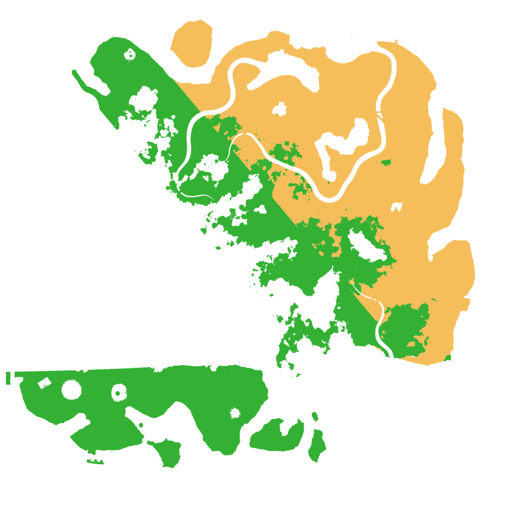 Biome Rust Map: Procedural Map, Size: 4500, Seed: 33518234