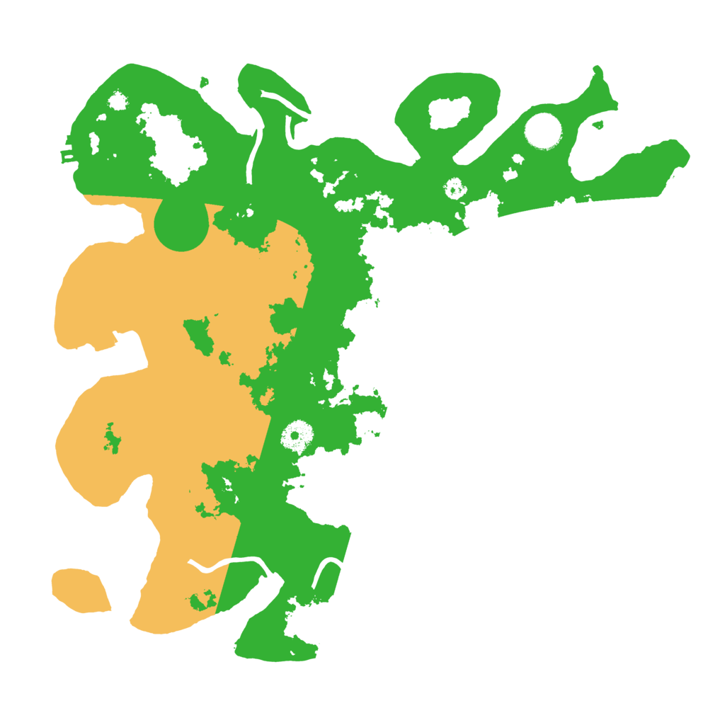 Biome Rust Map: Procedural Map, Size: 3500, Seed: 894651