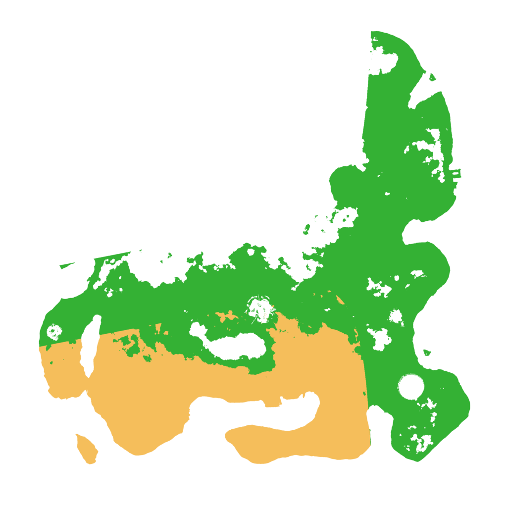 Biome Rust Map: Procedural Map, Size: 3500, Seed: 534