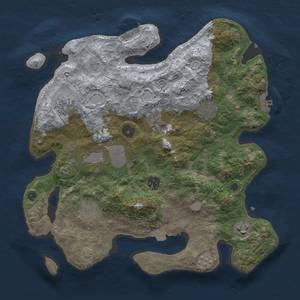 Thumbnail Rust Map: Procedural Map, Size: 3500, Seed: 534, 16 Monuments