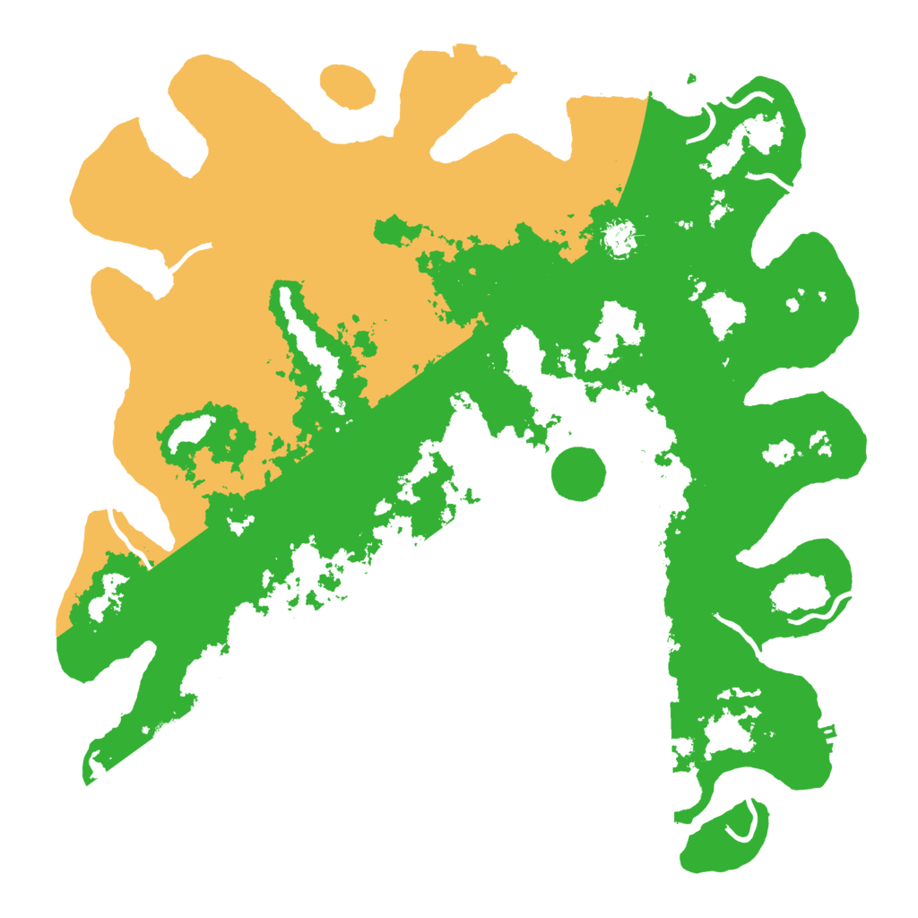 Biome Rust Map: Procedural Map, Size: 4500, Seed: 80523