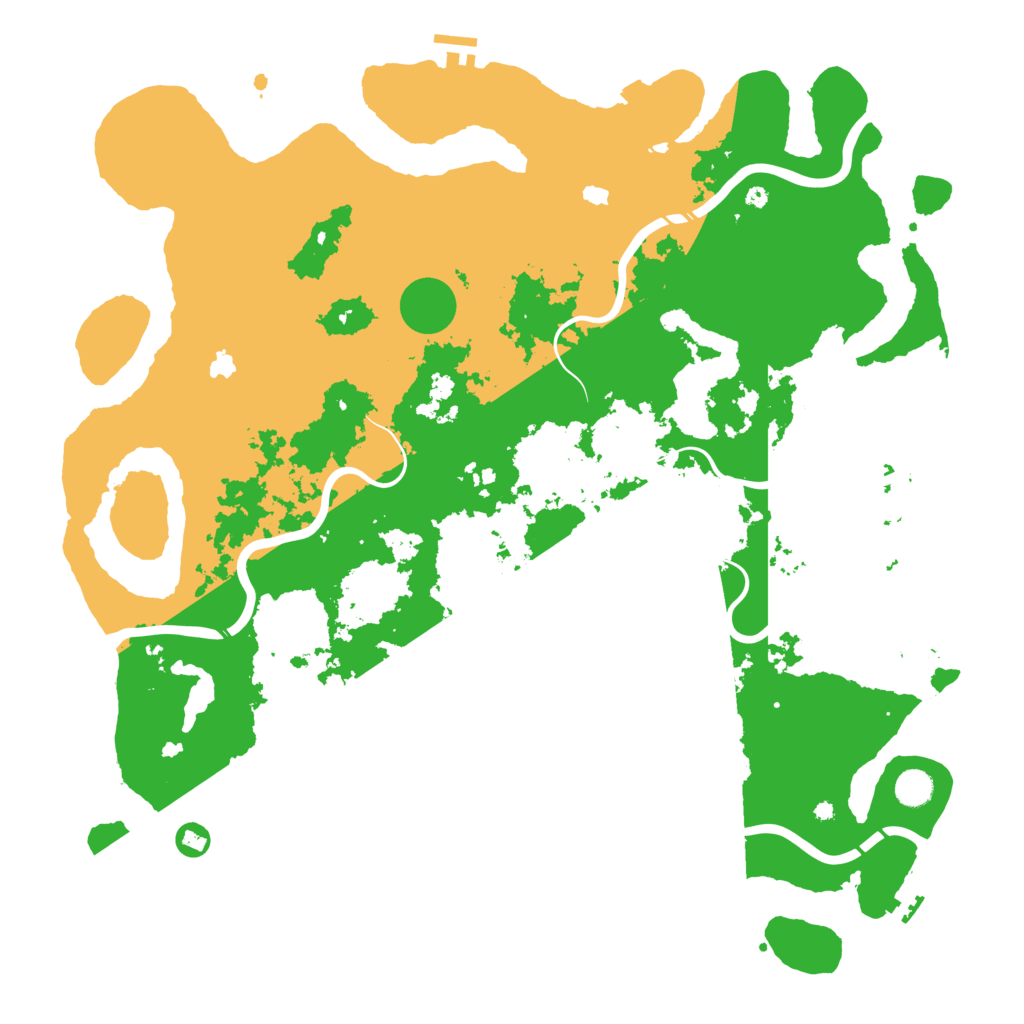 Biome Rust Map: Procedural Map, Size: 4800, Seed: 61817216