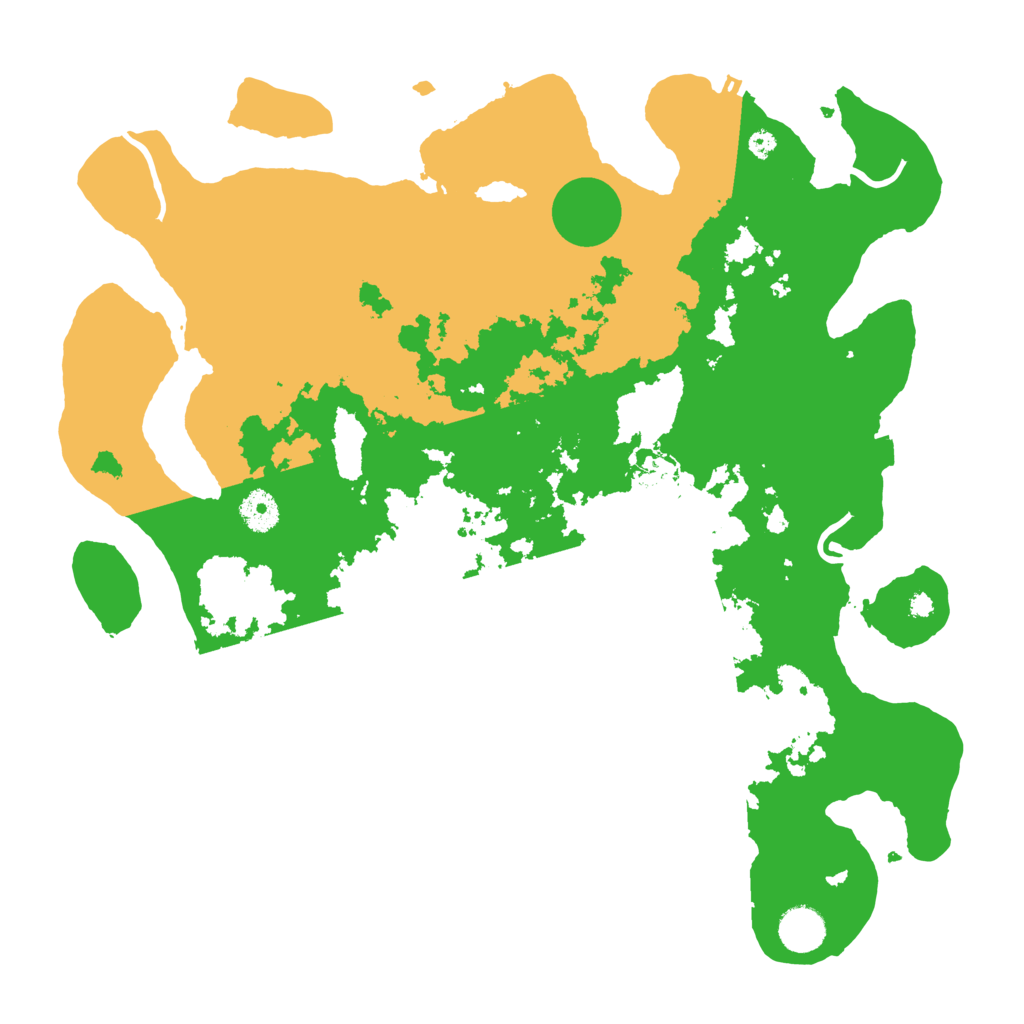 Biome Rust Map: Procedural Map, Size: 3900, Seed: 23806692