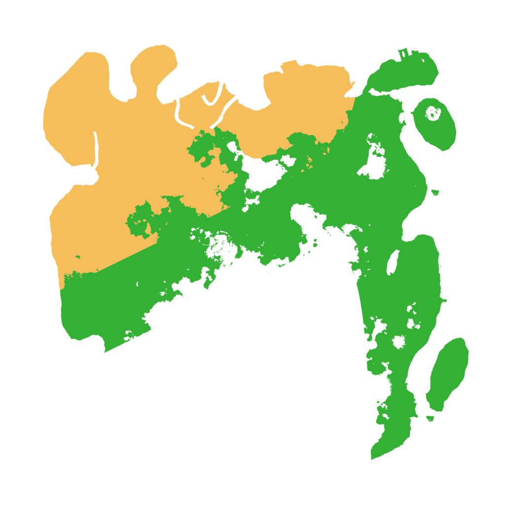 Biome Rust Map: Procedural Map, Size: 3500, Seed: 1624166506