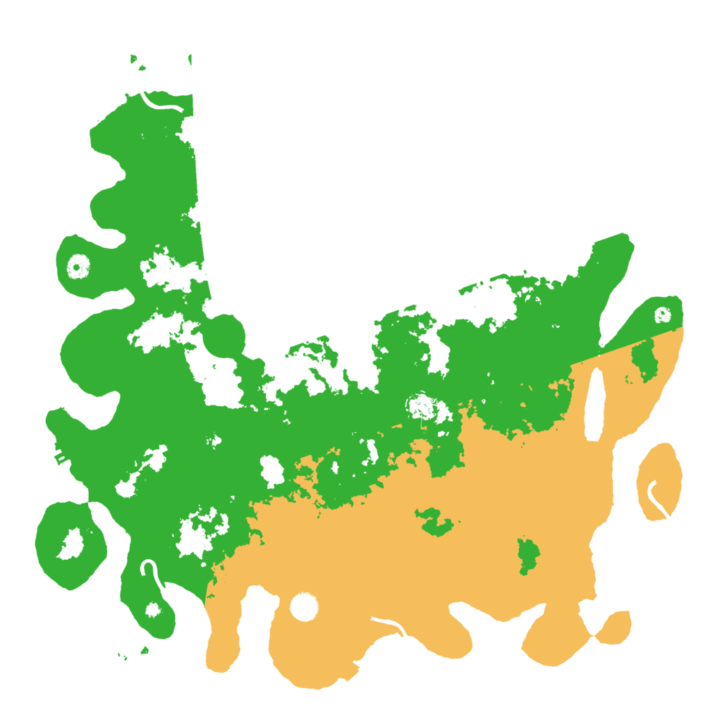 Biome Rust Map: Procedural Map, Size: 4500, Seed: 999999999