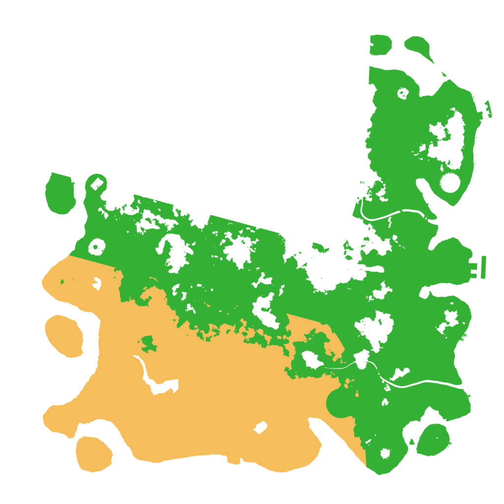 Biome Rust Map: Procedural Map, Size: 4500, Seed: 979790711