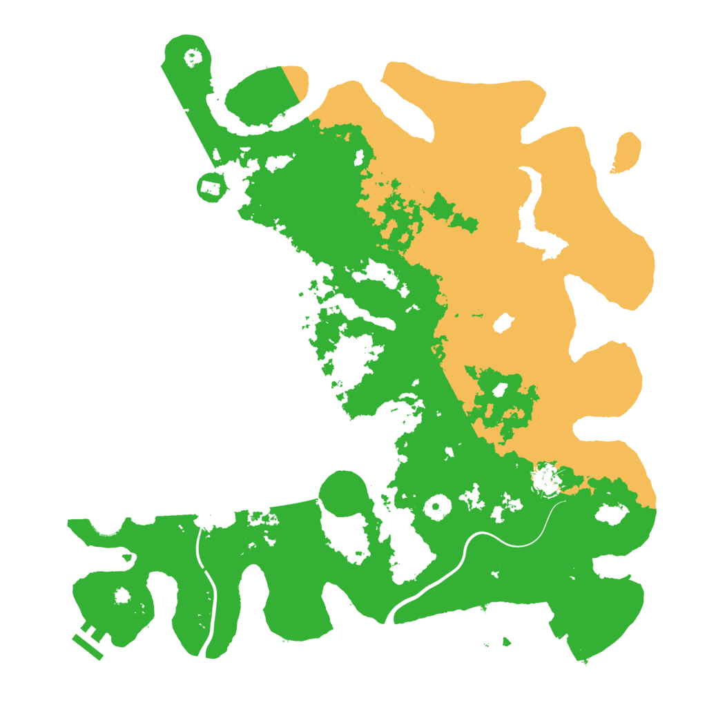 Biome Rust Map: Procedural Map, Size: 4050, Seed: 2013688056