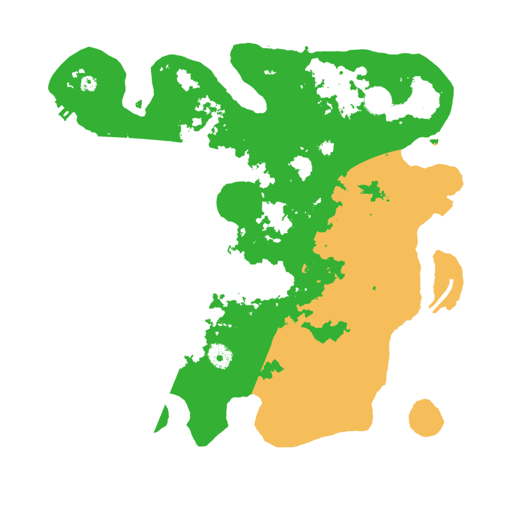 Biome Rust Map: Procedural Map, Size: 3200, Seed: 1740570
