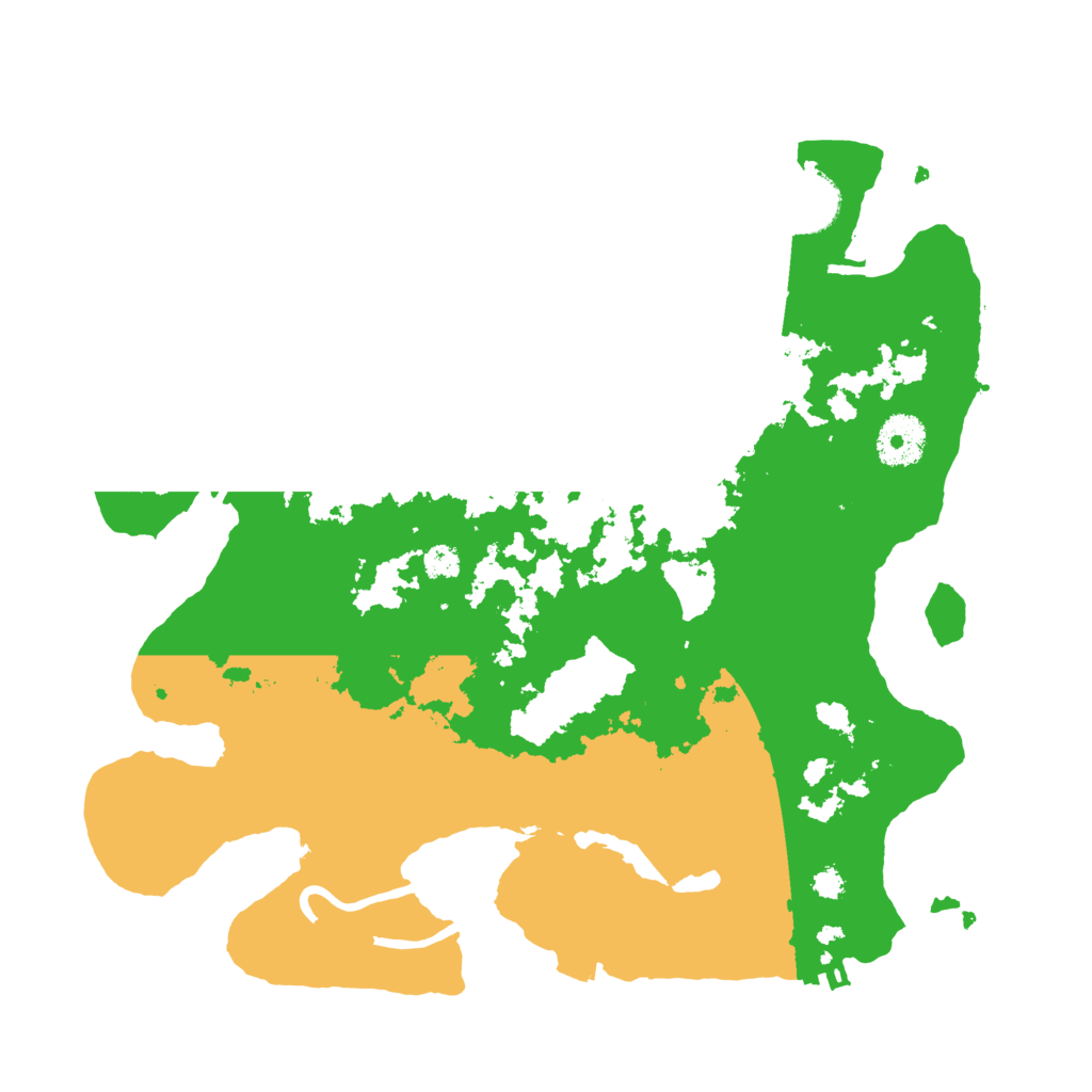 Biome Rust Map: Procedural Map, Size: 3250, Seed: 536385502