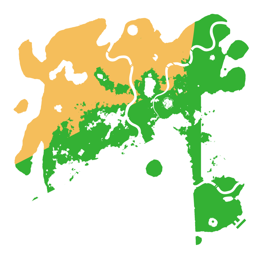 Biome Rust Map: Procedural Map, Size: 4500, Seed: 145546