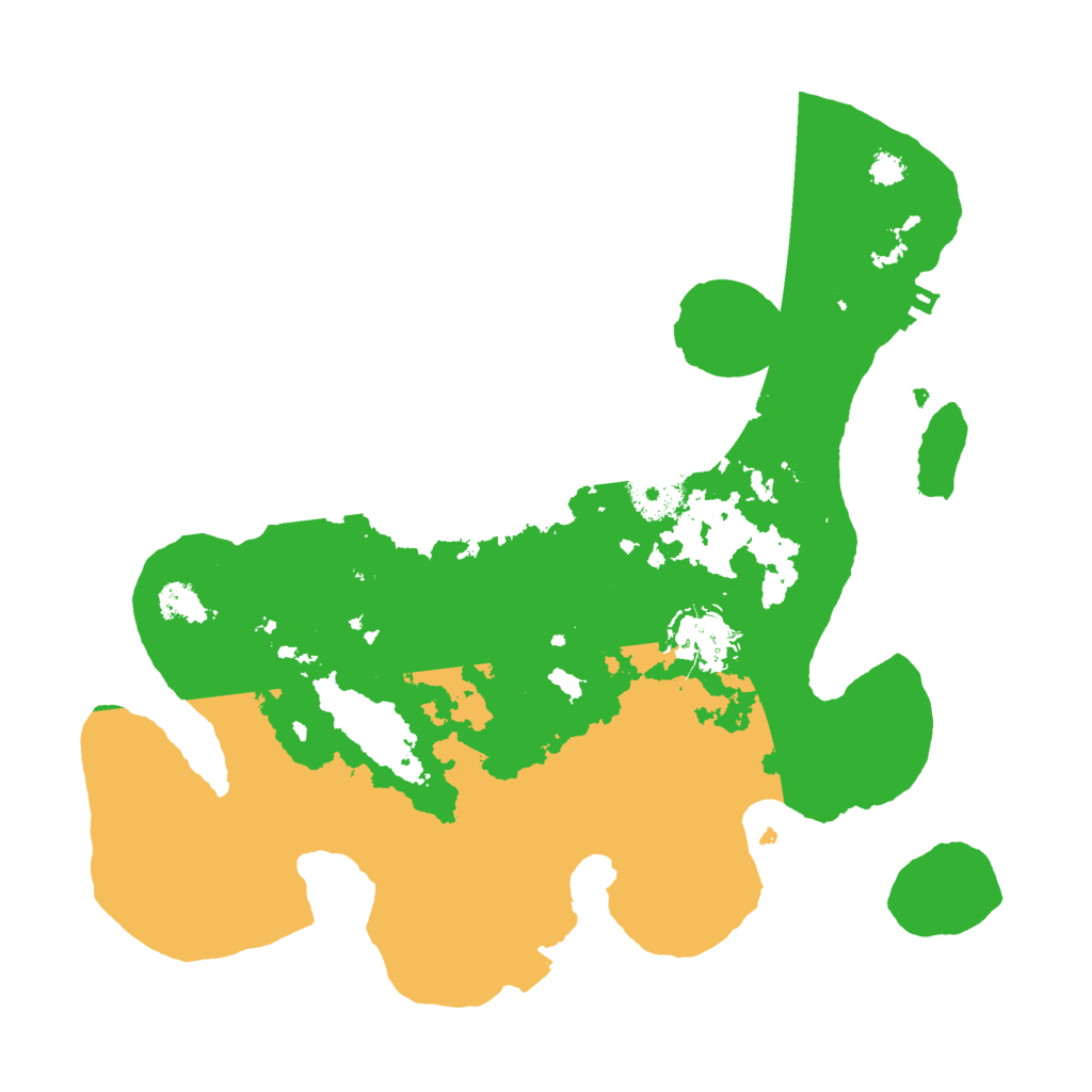 Biome Rust Map: Procedural Map, Size: 3000, Seed: 3745